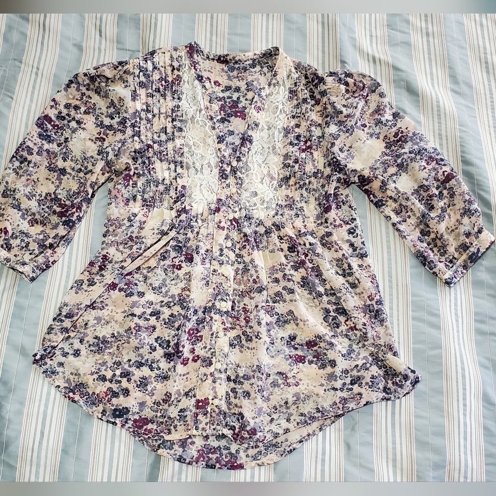 Floral Sheer top